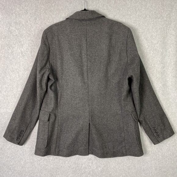 J. Crew Mens 40R Grey Wool Blend Blazer Jacket - Picture 4 of 7
